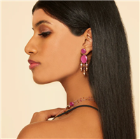 Ohrringe Rosso Prezioso Dame River in Silber 23831RI-AL - 23831RI-AL